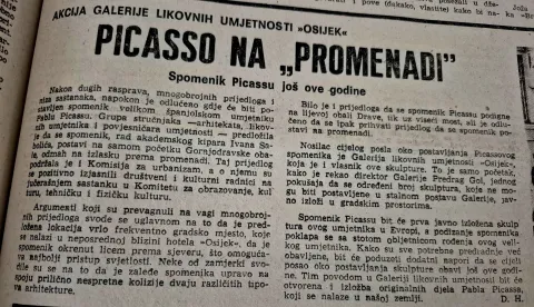 Picasso prvi u Europi, Krleža prvi u HrvatskojOsamdesete su bile godine...