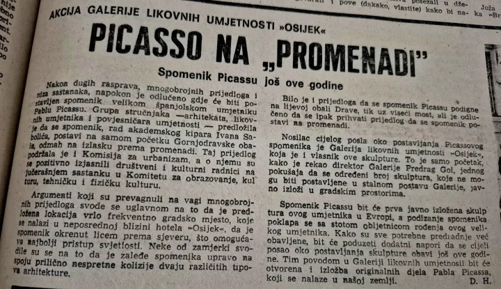 Picasso prvi u Europi, Krleža prvi u HrvatskojOsamdesete su bile godine...