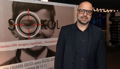 Zagreb, 11.11.2025 (fokus) - premijera filma Sokol, na slici Dominik Galic.foto Davor Kovacevicfokus
