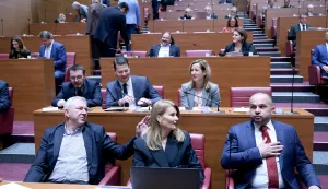 12.11.2025., Zagreb - Sabor je 8. sjednicu poceo aktualnim prijepodnevom, postavljanjem zastupnickih pitanja Vladi. Photo: Patrik Macek/PIXSELL