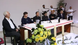 Osijek, 11. 11. 2025, Pastroralni centar Crkve Preslavnog Imena Marijaina, Crkvena ulica. Promocija prvijenca vlč. Ivana Benakovića, Ranjeni čovjek.snimio GOJKO MITIĆ