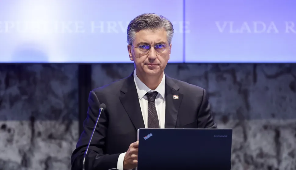 Zagreb, 13.11.2025 - Sjednica Vlade RH. Na slici predsjednik Vlade Andrej Plenković.foto HINA/ Damir SENČAR/ ds