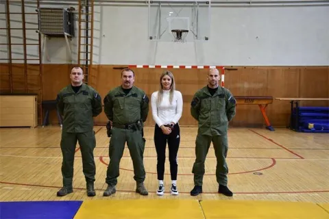 Trening sa specijalcima u Prvoj srednjoj &scaron;koli Beli Manastir