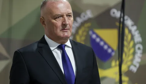 16.05.2025., Sarajevo, Bosna i Hercegovina - U kasarni Rajlovac odrzana je svecanost primopredaje doniranog "Kangal antidron sistema" Ministarstva nacionalne odbrane Republike Turske, Oruzanim snagama Bosne i Hercegovine. Photo: Armin Durgut/PIXSELL