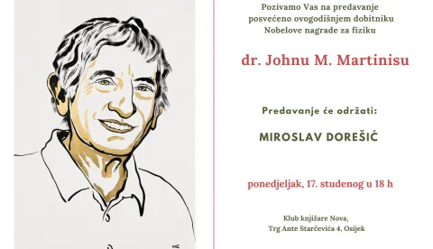 Predavanje posvećeno Johnu M. Martinisuknjižara Nova 2025