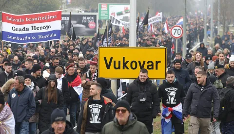 Vukovar, 18. 11. 2024., kolona sjećanja, Vukovar 2024SNIMIO BRUNO JOBST
