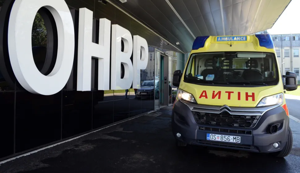 osijek, 27 rujna 2023, 11,30 sati, kbc, bolnica, ohbp, objedinjeni hitni bolnički prijem, prvi dan rada, zdravstvo, novinar vesna latinovićsnimio zdenko pušić