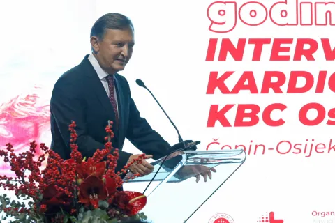 Osijek, 14. 11. 2025, Čepin, Hangar. 20 godina Odjela za intervencijsku kardiologiju i poremećaje srčanog ritma...snimio GOJKO MITIĆ