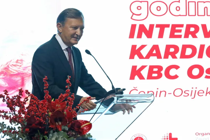 Osijek, 14. 11. 2025, Čepin, Hangar. 20 godina Odjela za intervencijsku kardiologiju i poremećaje srčanog ritma...snimio GOJKO MITIĆ