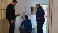 Postavljanje platformefoto: Gradska knjižnica