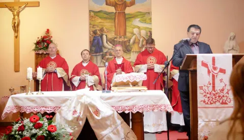 Svečanost u crkvi u Vrbanjiustupljeno