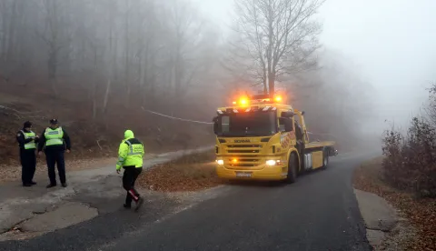 14.11.2025. Krivi put - Ocevid na mjestu avionske nesrece. Pilot drugog turskog aviona stigao na mjesto nesrece. Photo: Goran Kovacic/PIXSELL