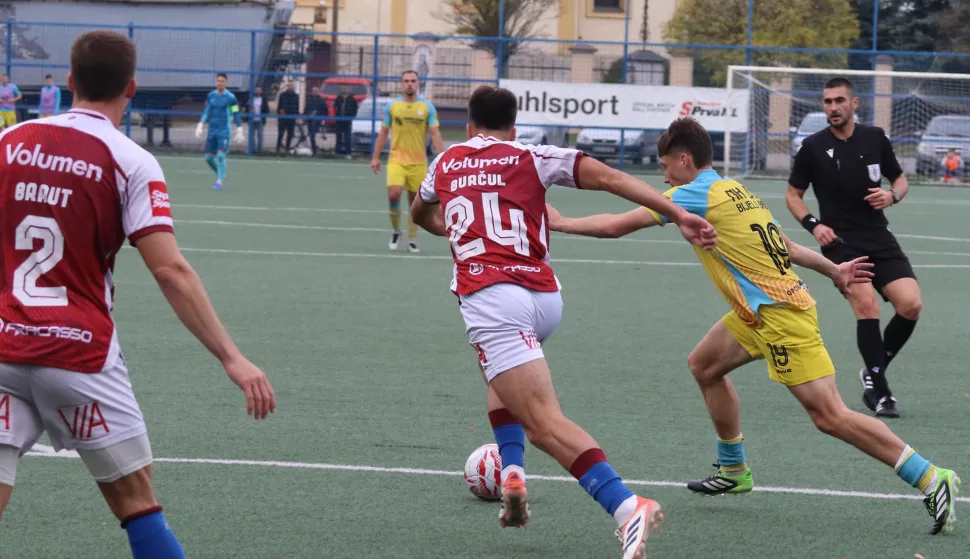 Bijelo Brdo, 15. 11. 2025, Stadion u Bijelom Brdu, nogomet, BSK - Orijent (Rijeka), SuperSport Prva liga. snimio GOJKO MITIĆ