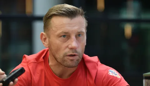 01.09.2025., Zagreb, Hrvatska - Izbornik hrvatske U-21 nogometne reprezetacije Ivica Olic odrzao je konferenciju za medije u hotelu Pullman. Photo: Josip Mikacic/PIXSELL