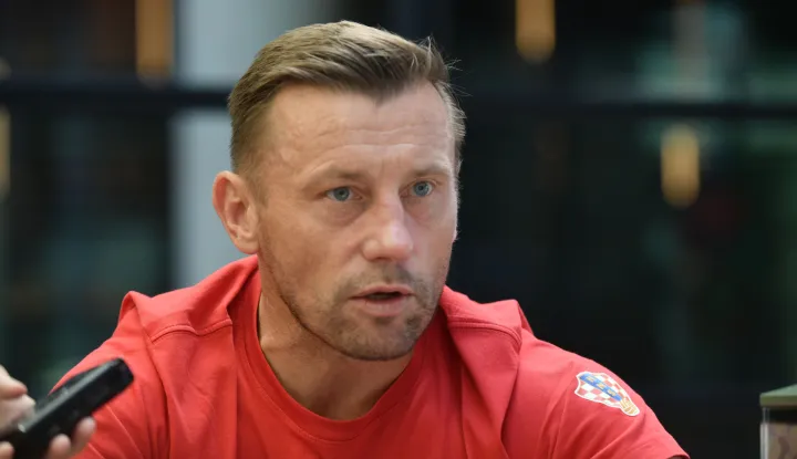 01.09.2025., Zagreb, Hrvatska - Izbornik hrvatske U-21 nogometne reprezetacije Ivica Olic odrzao je konferenciju za medije u hotelu Pullman. Photo: Josip Mikacic/PIXSELL