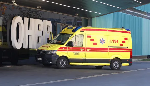 Osijek, 05. 11. 2025., KBC Osijek; OHBP; hitna pomoć; slobodnjak; slobodnjaci SNIMIO BRUNO JOBST