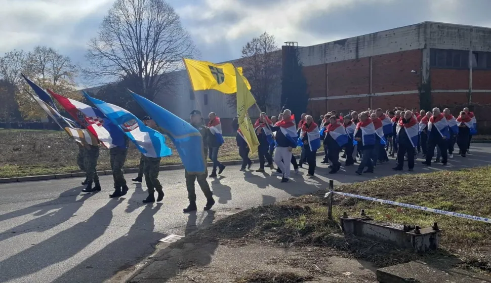 Žrtva Borova naselja za Domovinu, Kolona sjećanja