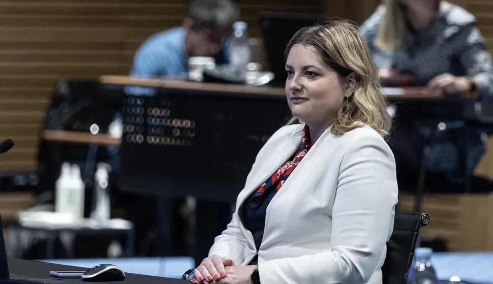 Zagreb, 16.3.2023 - Sjednica Vlade Republike Hrvatske. Na slici Anja Šimpraga.Foto Hina/ Dario GRZELJ/ dag