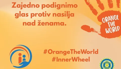 Kampanja Inner Wheel kluba Osijek Orange the World povodom međunarodnog dana nasilja nad ženama