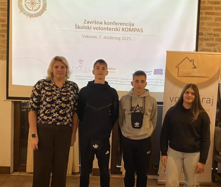 &Scaron;kola sudjelovala u izradi Volonterskog kompasafoto: O&Scaron; Mate Lovraka