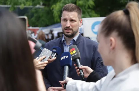 Osijek, 10. 05. 2025., Trg slobode, Dan zdravlja, Dan Crvenog križa, i Crvenog polumjeseca, sport, zdravlje, djeca, umirovljenici, Ivan RadićSNIMIO BRUNO JOBST