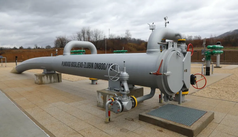 14.03.2025., Bosiljevo - Zavrseni su radovi na plinovodu Zlobin-Bosiljevo Photo: Robert Anic/PIXSELL