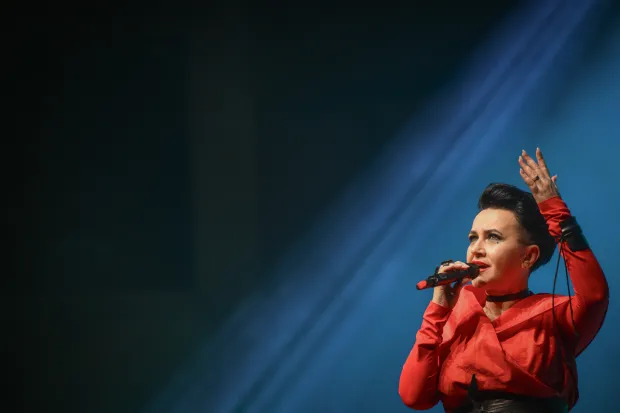 12.02.2025., Zagreb - Koncert Amire Medunjanin u Lisinskom. Photo: Neva Zganec/PIXSELL