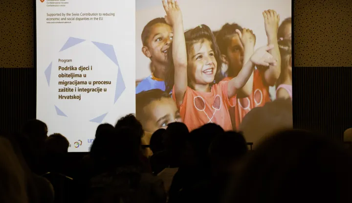 Zagreb, 21.11.2025 - U organizaciji UNICEF-a održana je završna konferencija dvogodišnjeg programa "Podrška djeci i obiteljima u migracijama u procesu zaštite i integracije u Hrvatskoj" na kojoj su predstavljeni ključni rezultati programa, među kojima se ističe i više od 7000 djece u migracijama koja su dobila pravovremenu zaštitu, pristup uslugama i podršci mentalnom zdravlju. Foto Hina/ Dario GRZELJ/ dag