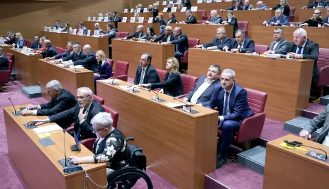 21.11.2025., Zagreb - Sabor je tjedni rad zakljucio glasovanjem o raspravljenim tockama dnevnog reda. Photo: Patrik Macek/PIXSELL