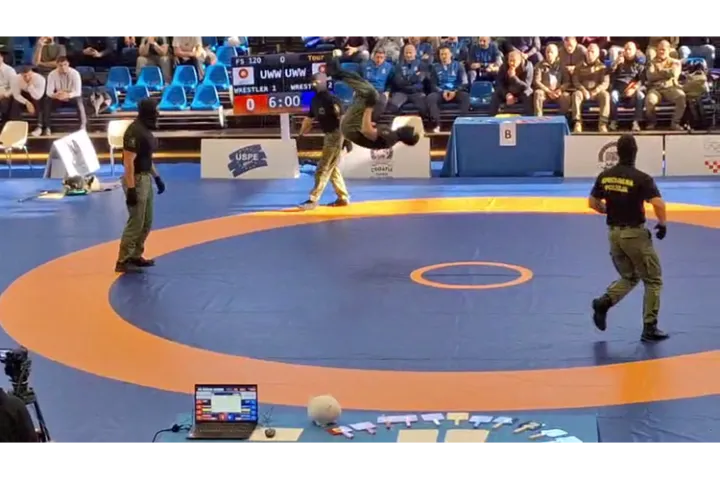 Osječki specijalci na otvaranju europskog policijskog prvenstva u hrvanju