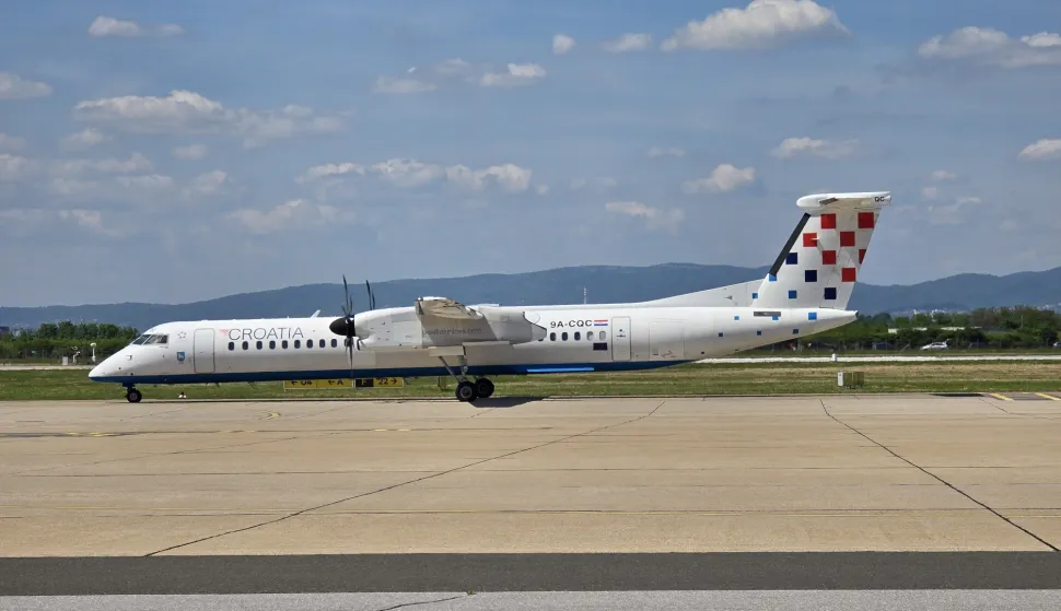 zračna luka zagreb, velika gorica, uzlijetanje zrakopolov croatia airlines let putnici avioprijevoz turizam ilustracija, svibanj 2024.mario mihaljević