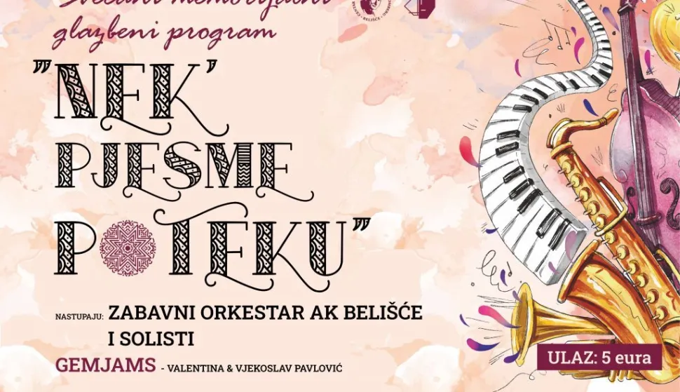 memorijalni koncert u Belišću
