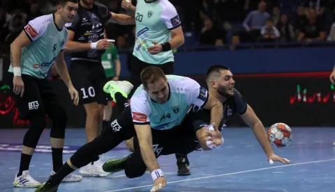 Beograd, 25.11.2025. - Rukometa?i na?i?kog Nexea pora?eni su u 5. kolu Eurolige u Beogradu od Partizana s 27-30 (12-15). foto HINA/ BETAPHOTO/ BRANISLAV BOZIC/ ua