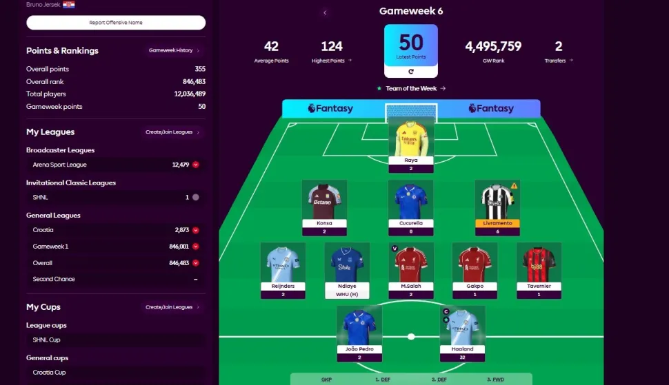 Fantasy Premier liga