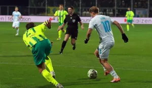 Rijeka, 27.11.2025.- Susret 4. kola Konferencijske lige Rijeka - AEK Larnaca na stadionu Rujevica. foto HINA/ Miljenko KLEPAC/ ua