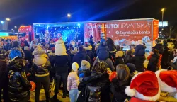 Veseli Kamion Djeda Mraza, turneja, Ladimirevci, Osijek, Vukovar i KoprivnicaAuto Hrvatska, studeni 2025