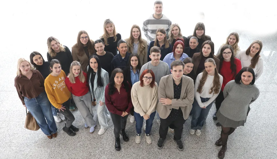 Osijek, 28. 11. 2025., KC, VerifEye, konferencija, završna konferencija, jačanje otrpornosti društva na dezinformacije, studenti AUKOSSNIMIO BRUNO JOBST