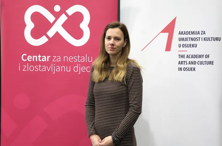 Osijek, 28. 11. 2025., KC, VerifEye, konferencija, zavr&scaron;na konferencija, jačanje otrpornosti dru&scaron;tva na dezinformacije, Dragana Tubić - psihologinja u CNZDSNIMIO BRUNO JOBST