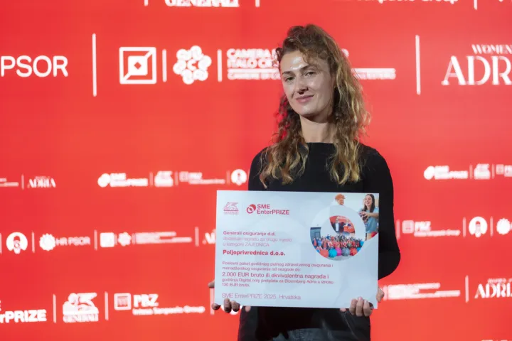 Generali osiguranje je u suradnji s partnerima inicijative Privrednom bankom Zagreb, Udrugom Glas Poduzetnika, Hrvatskim poslovnim savjetom za održivi razvoj, Talijansko-hrvatskom gospodarskom komorom i mrežom Women in Adria i ove godine uspješno provelo natječaj SME EnterPRIZE, s ciljem podrške malim i srednjim poduzećima u njihovoj održivoj transformaciji