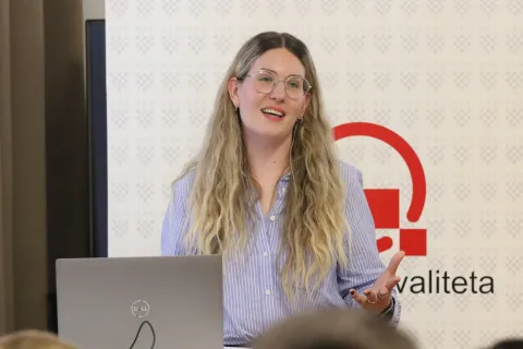 Osijek, 01. 12. 2025, Hrvatska gospodarska komora, županiska komora Osijek, HGK Osijek. Forum o franšizama HGK. Tinker Labs, Sara Hocenski.snimio GOJKO MITIĆ 