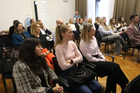 Osijek, 01. 12. 2025, Hrvatska gospodarska komora, županiska komora Osijek, HGK Osijek. Forum o franšizama HGK.snimio GOJKO MITIĆ 