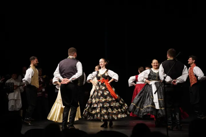 VINKOVCIU dvorani GK-a Joza Ivakić pred velikim brojem zaljubljenika u folklor i tradiciju održan je 24. Festivala folklora "Robert Bajtal", manifestacija u organizaciji vinkovačkog Folklornog ansambla "Lisinski", koji se već gotovo četvrt stoljeća bogatim programom prisjeća svog nekada&scaron;njeg člana i voditelja FA "Lisinski", tragično preminulog na radnom mjestu, u eksploziji bombe u vinkovačkoj Po&scaron;ti gdje je bio zaposlenik.STUDENI 2025.