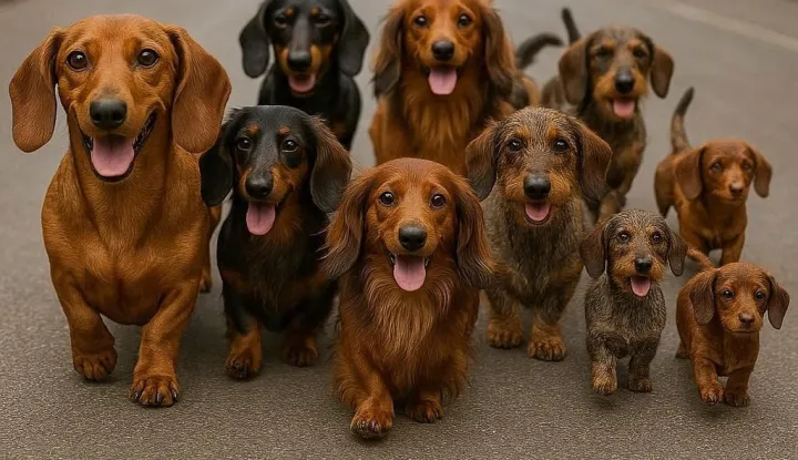 &Scaron;etnja jazavčara za Advent u Zagrebu