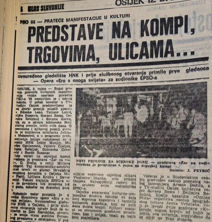 EPSO je 1985. godinepokrenuo cijeli Osijek
