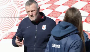 Zagreb, 06.04.2025.- Okupljanje ženske seniorske rukometne reprezentacije prije susreta sa &Scaron;panjolskom. Na fotografiji izbornik Ivica Obrvan.foto HINA/ Admir BULJUBA&Scaron;IĆ/ abu