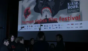 Zagreb.1.12.2025.- Projekcijom dokumentarnog filma Srđana Kovačevića "Ono što treba činiti" u Kinoteci započeo je 23. Human Rights Film Festival.Foto HINA/Tomislav Pavlek/ tp