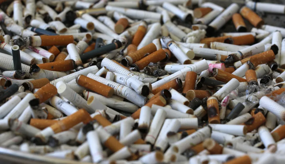 Osijek, 04. 06. 2025, Pušenje, ovisnos o cigaretama, opušci, ilustracija.snimio GOJKO MITIĆ