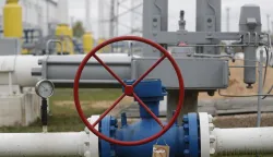 epa10592586 Pipes and valves at the over ground site of the underground gas storage Incukalns (Incukalns UGS) near Ragana, Latvia, 26 April 2023. According to the unified natural gas transmission and storage company JSC 'Conexus Baltic Grid', Incukalns UGS is the only functional storage in the Baltic countries. It has a capacity of 4.47 billion cubic meters, from which 2.32 billion cubic meters are active or constantly pumped natural gas. In case of rising consumption of natural gas in the region, it can be increased up to 3.2 billion cubic meters of active natural gas, which will fully ensure Latvia's and the nearby region needs for fuel. EPA/TOMS KALNINS