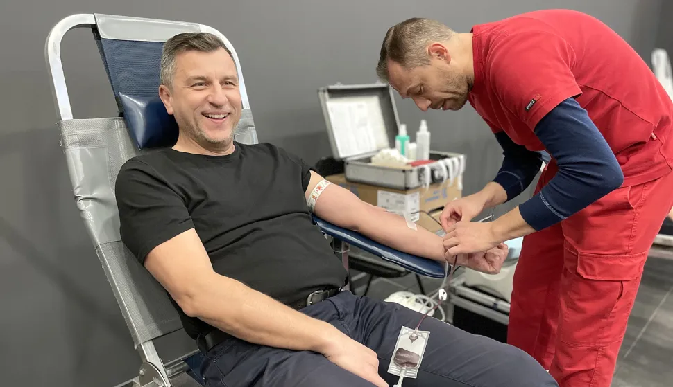 Osijek, 26. 11. 2022, TC Portanova, akcija darivanja krvi, Crveni kriz OsijekSNIMIO BRUNO JOBST