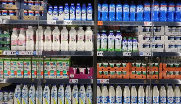 Osijek, 14. 10. 2025, Kaufland Retfala, obilazak Kauflanda pred sutrašnje otvorenje. Trgovina, proizvodi, police, ilustracijasnimio GOJKO MITIĆ